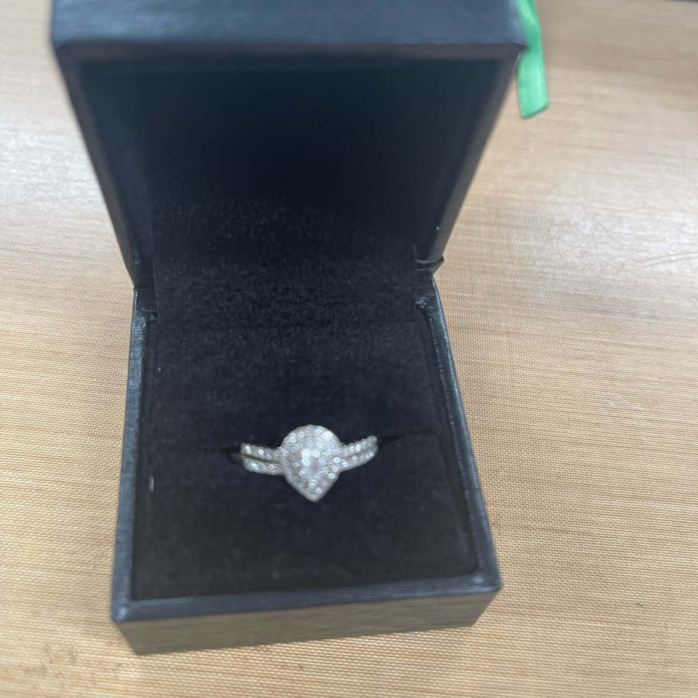 Double Halo Diamond Bridal Set Size 9